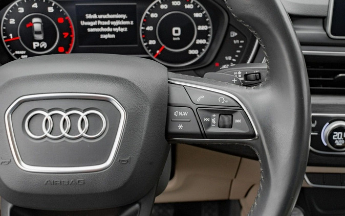 Audi A4 cena 114850 przebieg: 82336, rok produkcji 2019 z Wielichowo małe 742